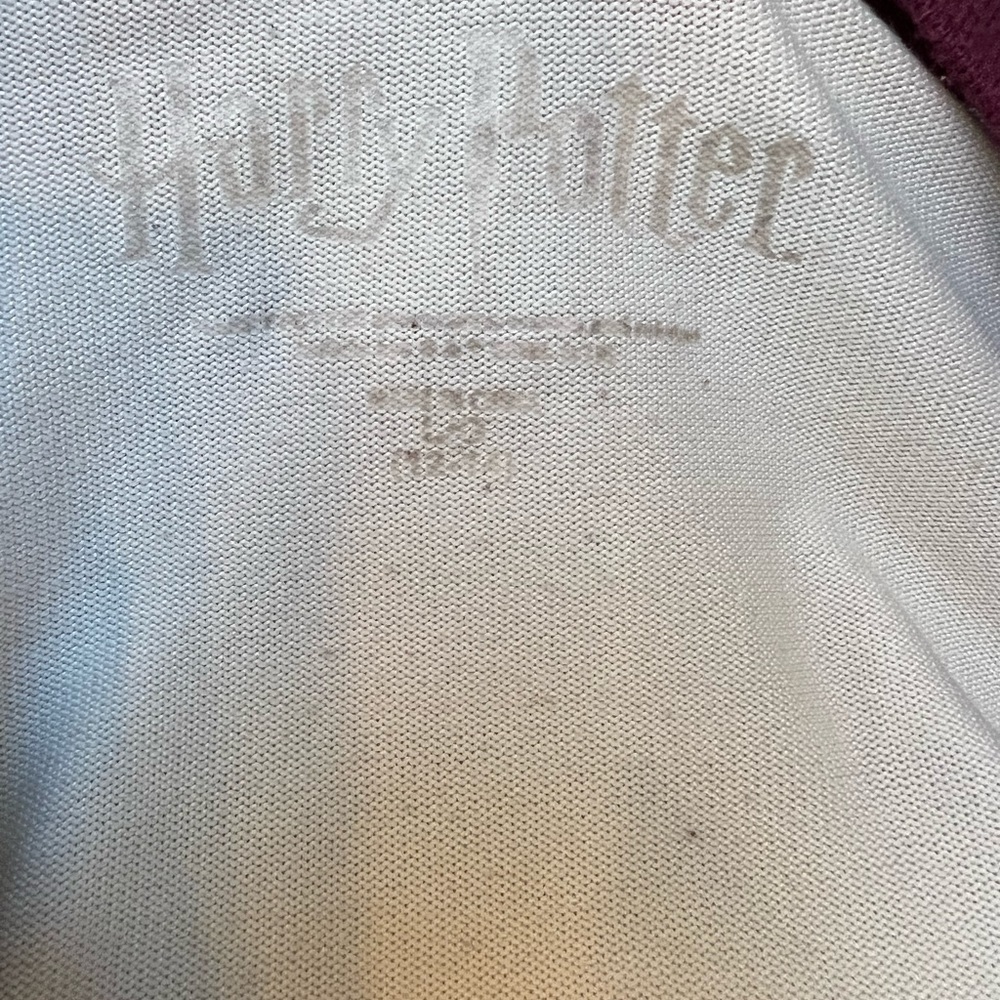 Harry Potter Gryffindor 07 Woman Sz L 12-14 Lightweight Sweatshirt long sleeved - Picture 6 of 7